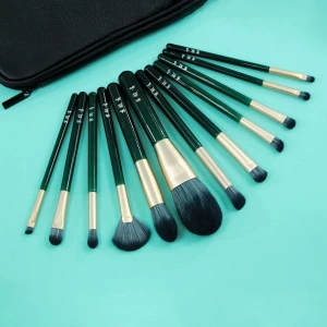 BỘ CỌ TRANG ĐIỂM CÁN NGẮN XANH ĐẬM 12C