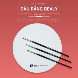 CỌ EYELINER ĐẦU BẰNG/XÉO CÁN ĐEN BEALY