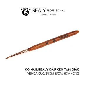 CỌ NAIL BEALY ĐẦU XÉO TAM GIÁC - VẼ HOA CÚC, BƯƠM BƯỚM, HOA HỒNG
