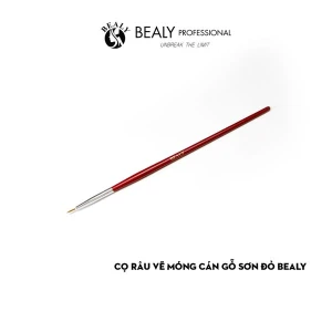 CỌ RÂU VẼ MÓNG CÁN GỖ SƠN ĐỎ BEALY