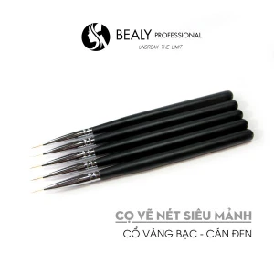 CỌ VẼ NÉT SIÊU MẢNH CỔ BẠC CÁN ĐEN