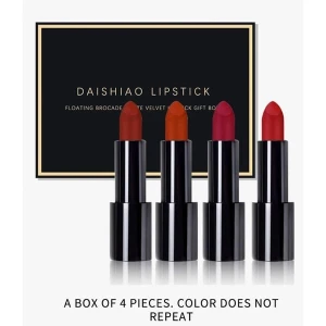 Bộ Quà Tặng 4 Cây Son Nhung Lì Nội Địa Trung Mẫu NDT062