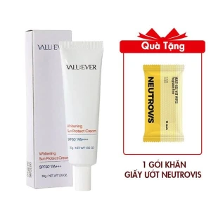 (HSD: 4/2026) Kem Chống Nắng VALU:EVER Whitening Sun Protect 30G