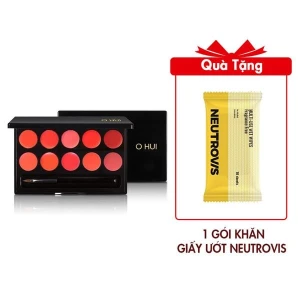 (HSD: 6/2026) Bảng Son 10 Màu Ohui Rouge Real Palette 10g - S