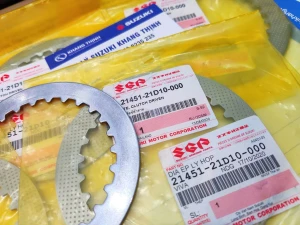 ĐĨA ÉP LY HỢP (LÁ THÉP CÔN) SUZUKI AXELO VIVA - HÀNG CHÍNH HÃNG ( BỘ 3 LÁ )