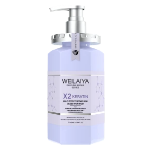 Hấp Đa Tầng Phục Hồi Liên Kết Tóc Weilaiya X2 Keratin Chai 450ml