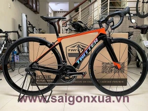 XE LƯỚT (xe mới trên 95%) : Xe đạp đua TWITTER R10 - Khung full Carbon, groupsets SRAM RIVAL 11