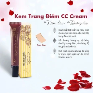 Kem Nền, Kem Trang Điểm CC Cream Màu Da, Phấn Nụ Hoàng Cung, Che Khuyế