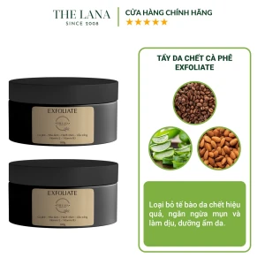 Tẩy da chết cafe Exfoliate giúp loại bỏ bụi bẩn và dưỡng da trắng mịn, đều màu 100gr