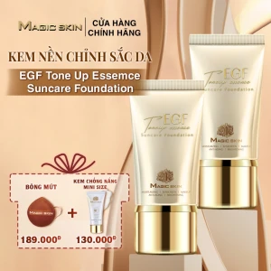 Kem nền chỉnh sắc da Magic skin (EGF Toneup Essence Suncare Foundation)