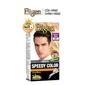 Thuốc Nhuộm Tóc Phủ Bạc Nam Tại Nhà Bigen Men - Phủ Bạc Thảo Dược, Dưỡng Tóc Mềm Mượt 80ml