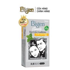 Thuốc Nhuộm Tóc Phủ Bạc Tại Nhà Bigen Xám - Phủ Bạc Thảo Dược, Dưỡng Tóc Mềm Mượt 80ml
