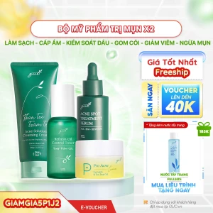 Bộ Mỹ Phẩm Sạch Mụn x2 Cho Bà Bầu