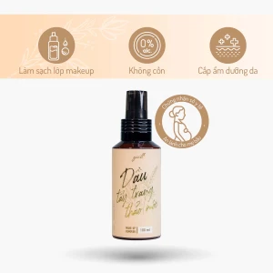 (HẾT HÀNG) Dầu Tẩy Trang Thảo Mộc GUO Làm Sạch Lớp Trang Điểm, Son Môi Cho Bà Bầu 100ml
