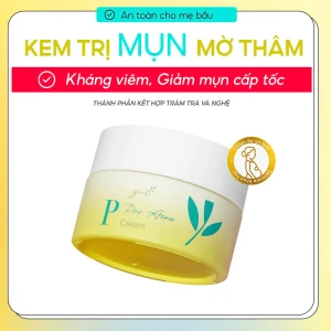 Kem Trị Mụn Mờ Thâm Trà Nghệ GUO Cho Bà Bầu 30g