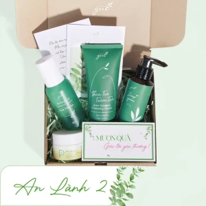 Set Quà Tặng An Lành 2 Bộ Mỹ Phẩm Sạch Sâu, Dưỡng Ẩm Cho Mọi Làn Da