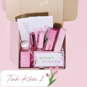 Set Quà Tặng Tinh Khôi 1 Bộ Mỹ Phẩm Dưỡng Môi Mềm Mại, Rạng Rỡ