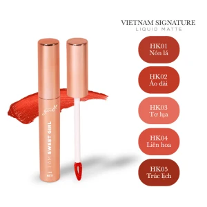 Son Kem Bơ Lì siêu mịn, lên màu chuẩn GUO Liquid Matte 5g