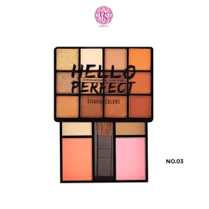 BẢNG MÀU MẮT , MÁ HỒNG VÀ TẠO KHỐI SIVANNA HELLO PERFECT HF5016