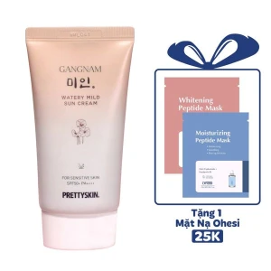 KEM CHỐNG NẮNG LÀM TRẮNG PRETTY SKIN GANGNAM WATERY MILD SUN CREAM 50ML