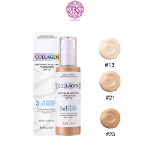 KEM NỀN COLLAGEN 3IN1 ENOUGH COLLAGEN 3IN1 FOUNDATION 100ML (TẶNG 1 MÚT TRANG ĐIỂM JARY)