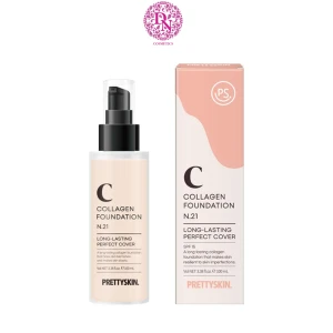 KEM NỀN PRETTY SKIN COLLAGEN FOUNDATION LONG - LASTING PERFECT COVER 100ML