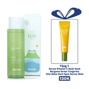 NƯỚC HOA HỒNG PRETTY SKIN RAU MÁ JEJU CICA