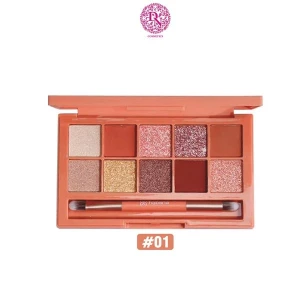 PHẤN MẮT HABARIA 10 Ô COLOR EYESHADOW PALETTE