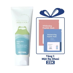TẨY DA CHẾT PRETTY SKIN RAU MÁ JEJU CICA 150ML