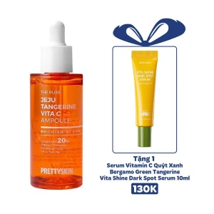 TINH CHẤT VITA C PRETTY SKIN THE PURE JEJU TANGERINE VITA C AMPOULE 52ML