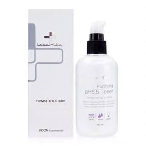 TONER GOODDOC PURIFYING PH5.5 120ML (TẶNG SỮA TẮM NGĂN MÙI PERSPI-GUARD ODOUR CONTROL BODY WASH 200ML)