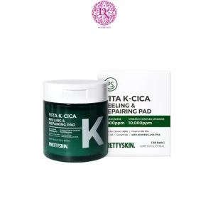 TONER PAD PRETTY SKIN VITA K - CICA PEELING & REPAIRING PAD 80 MIẾNG 155ML