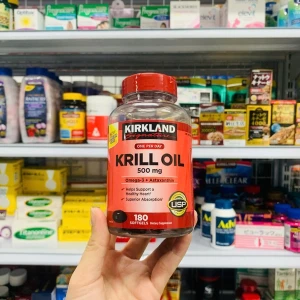DẦU NHUYỄN THỂ KIRKLAND SIGNATURE ONE PER DAY KRILL OIL 500 MG - 180 VIÊN
