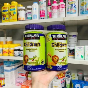 KẸO DẺO CHO BÉ KIRKLAND CHILDREN'S DAILY MULTIVITAMIN GUMMIES - 160 VIÊN
