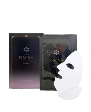 MẶT NẠ NICHIEI BUSSAN NANO NMN 3D FACE MASK LUXURY - 8 MIẾNG