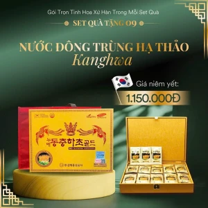 SET QUÀ TẶNG NƯỚC ĐÔNG TRÙNG HẠ THẢO KANGHWA
