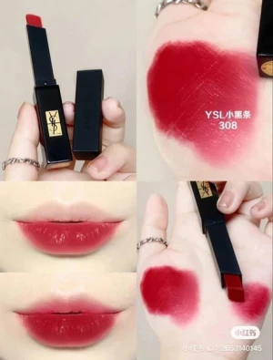 SON YSL THE SLIM VELVET RADICAL 308 RADICAL CHILI ĐỎ ĐẬM