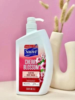 SỮA TẮM SUAVE ESSENTIAL CHERRY BLOSSOM -1L
