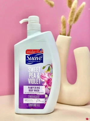 SỮA TẮM SUAVE SWEET PEA & VIOLET - 1 LÍT