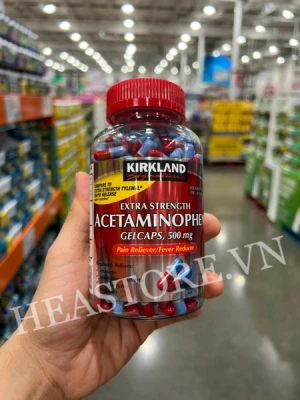 THUỐC GIẢM ĐAU HẠ SỐT ACETAMINOPHEN KIRKLAND EXTRA STRENGTH RAPID RELEASE -400 VIÊN (4/2026)