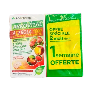 VIÊN NGẬM BỔ SUNG VITAMIN C ARKOPHARMA ARKOVITAL ACEROLA 1000