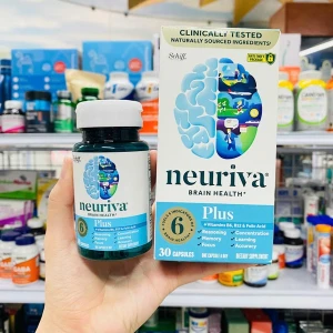 VIÊN UỐNG BỔ NÃO NEURIVA BRAIN HEALTH PLUS - 30 VIÊN