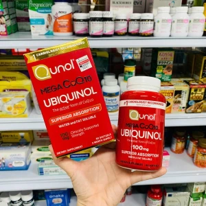 VIÊN UỐNG BỔ TIM QUNOL MEGA COQ10 UBIQUINOL 100MG 60 VIÊN