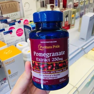 VIÊN UỐNG CHỐNG NẮNG LỰU ĐỎ PURITAN S PRIDE POMEGRANATE EXTRACT 250MG - 120V