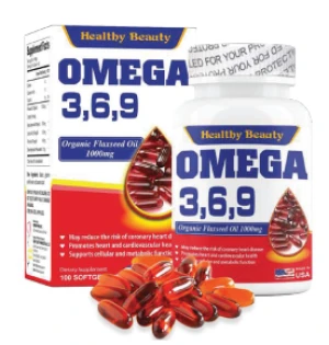 VIÊN UỐNG DẦU CÁ HEALTHY BEAUTY OMEGA 3,6,9 - 100 VIÊN