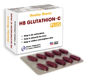 VIÊN UỐNG GIẢI ĐỘC GAN HEALTHY BEAUTY GLUTATHION - C PLUS - 30 VIÊN
