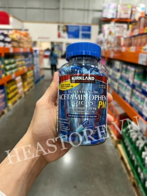 VIÊN UỐNG GIẢM ĐAU HẠ SỐT ACETAMINOPHEN KIRKLAND EXTRA STRENGTH RAPID RELEASE 500MG PM- 375 VIÊN (4/2026)
