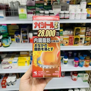VIÊN UỐNG GIẢM MỠ BỤNG DƯỚI KOBAYASHI NAISHITORU Z 28.000MG (NỘI ĐỊA NHẬT) - 420 VIÊN