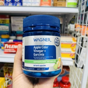 VIÊN UỐNG GIẤM TÁO WAGNER APPLE CIDER VINEGAR GARCINIA - 90V