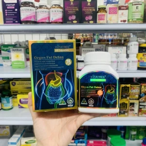 VIÊN UỐNG HỖ TRỢ THẢI ĐỘC MỠ NỘI TẠNG VITATREE ORGAN FAT DETOX - 60 VIÊN